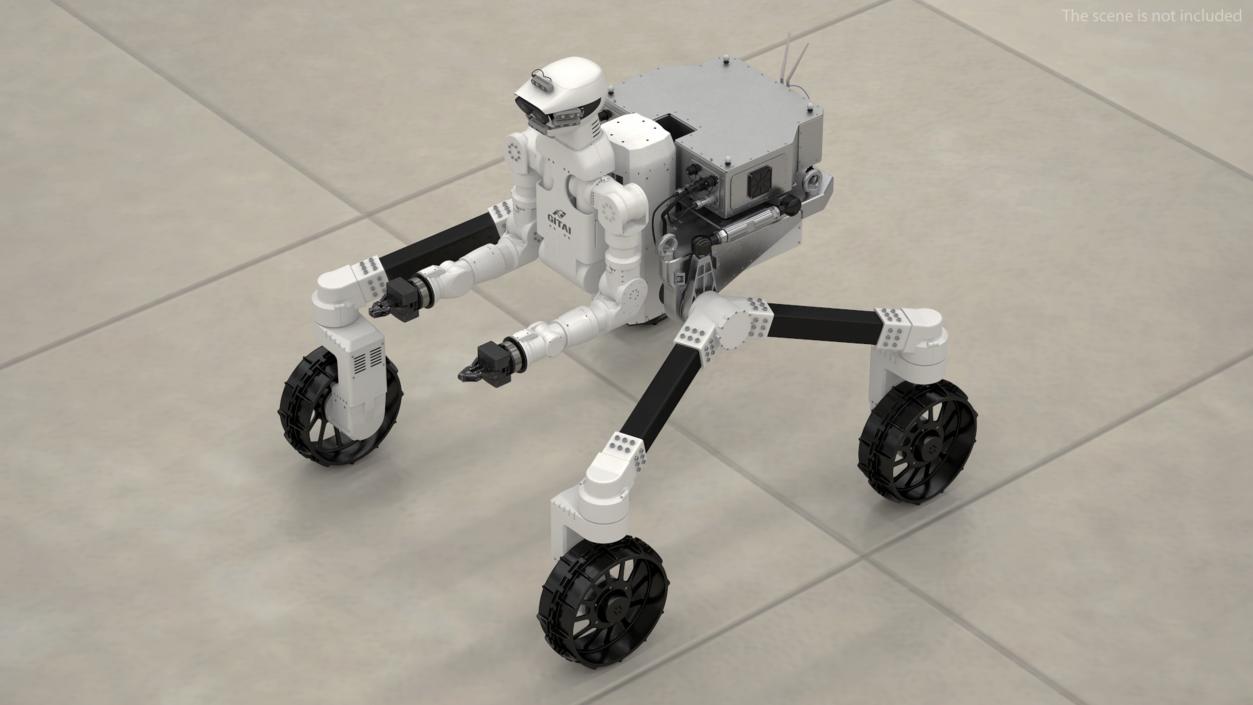 3D GITAI R1 Lunar Robotic Rover model