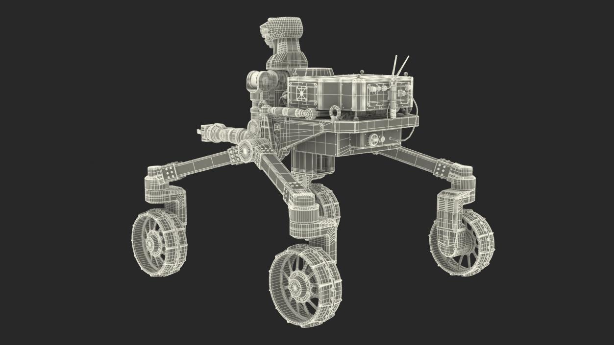 3D GITAI R1 Lunar Robotic Rover model