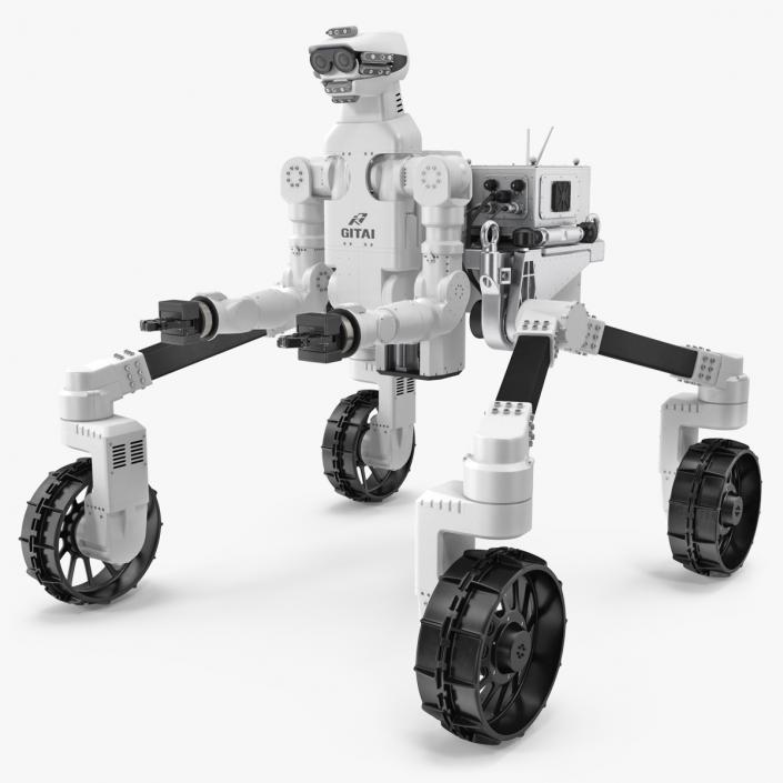 3D GITAI R1 Lunar Robotic Rover model