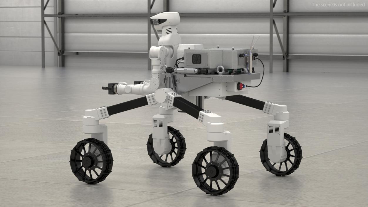 3D GITAI R1 Lunar Robotic Rover model