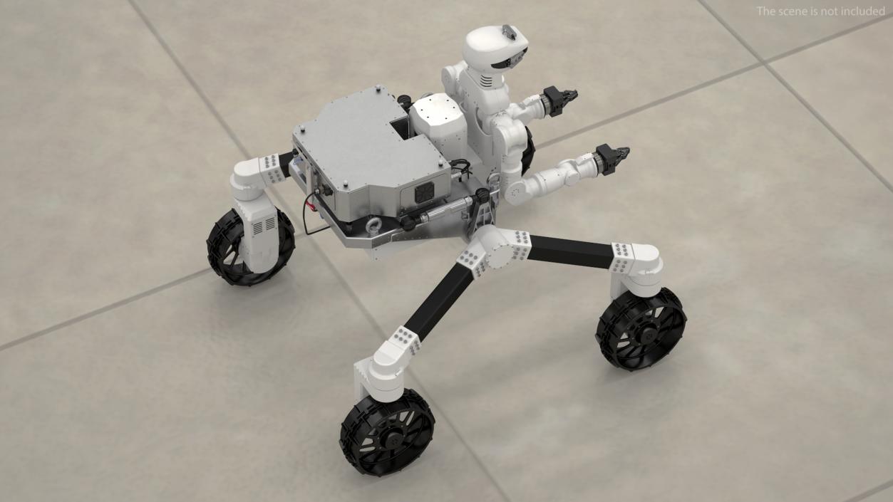 3D GITAI R1 Lunar Robotic Rover model