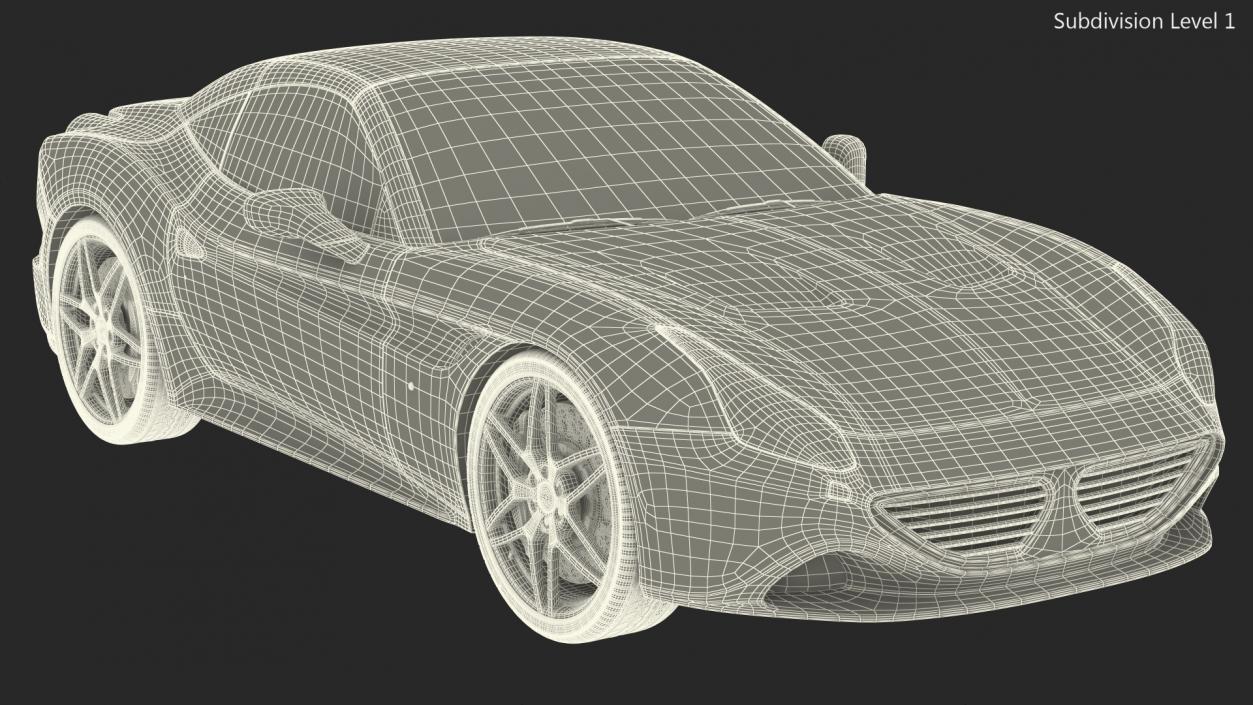 Generic Sport Car 2 3D model