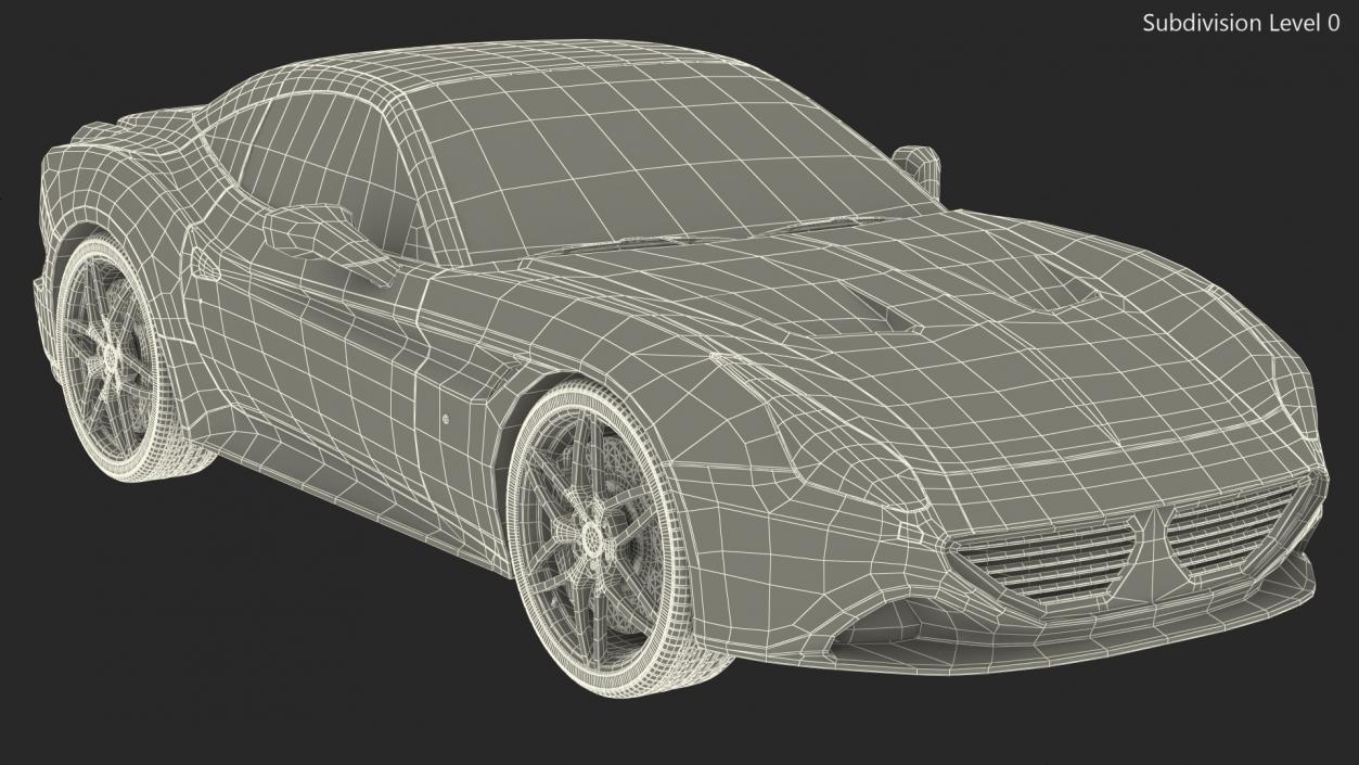 Generic Sport Car 2 3D model