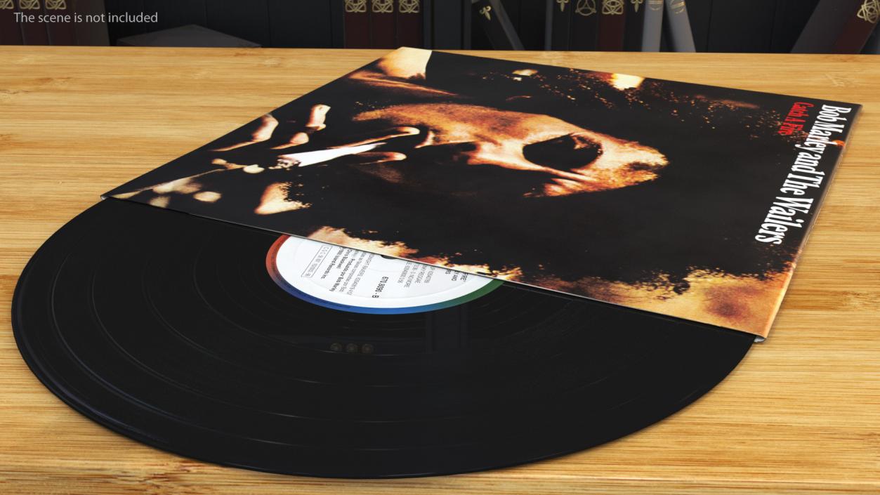 3D model Vinyl Record Albums Collection