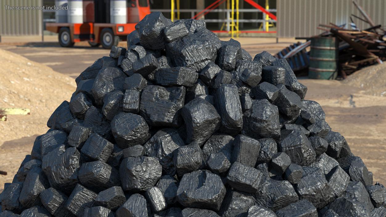 3D model Anthracite Coal Heap