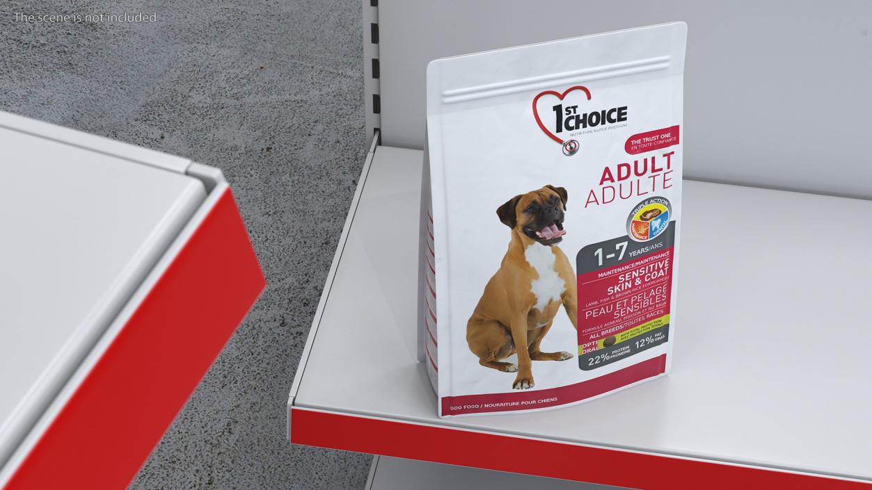 3D Pet Food Large Packages Collection 3