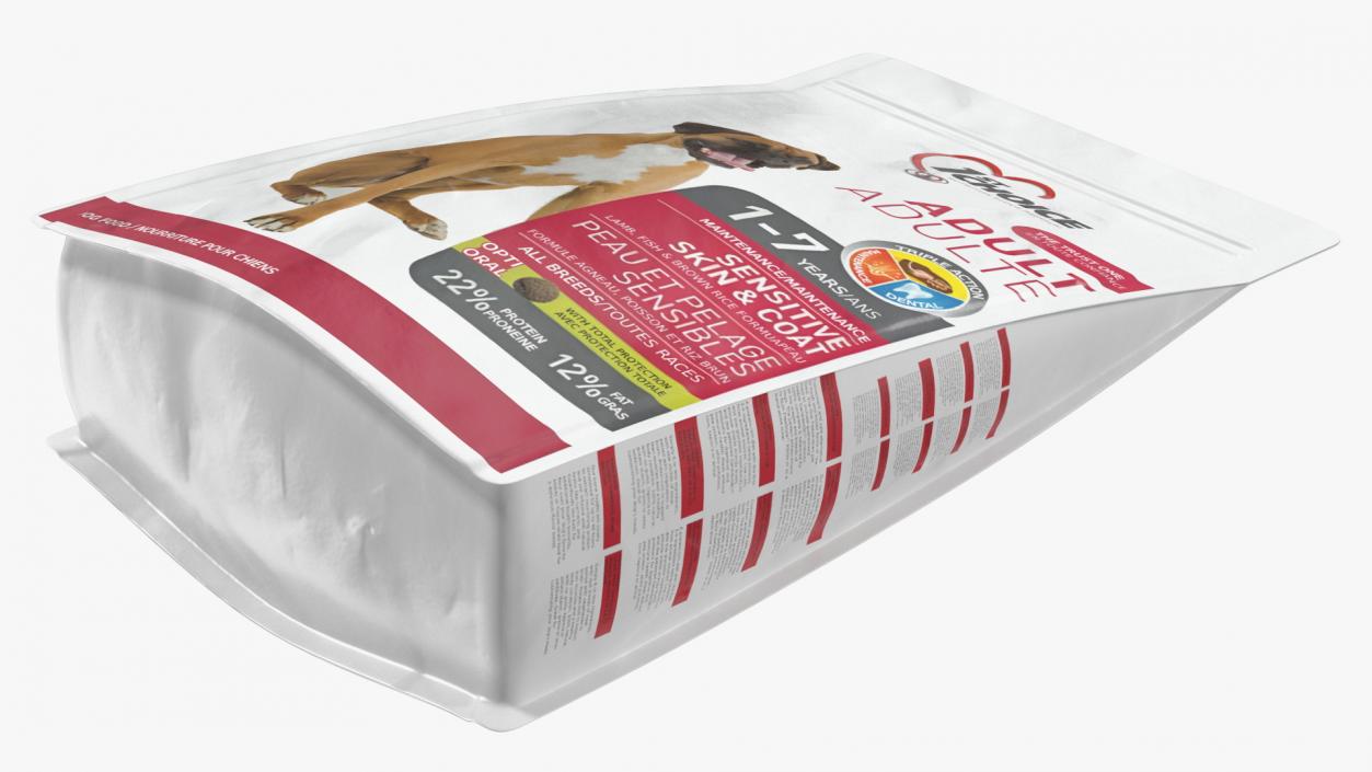 3D Pet Food Large Packages Collection 3