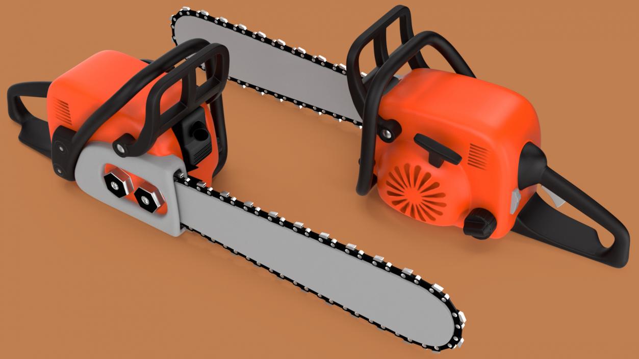 3D Cartoon Chainsaw