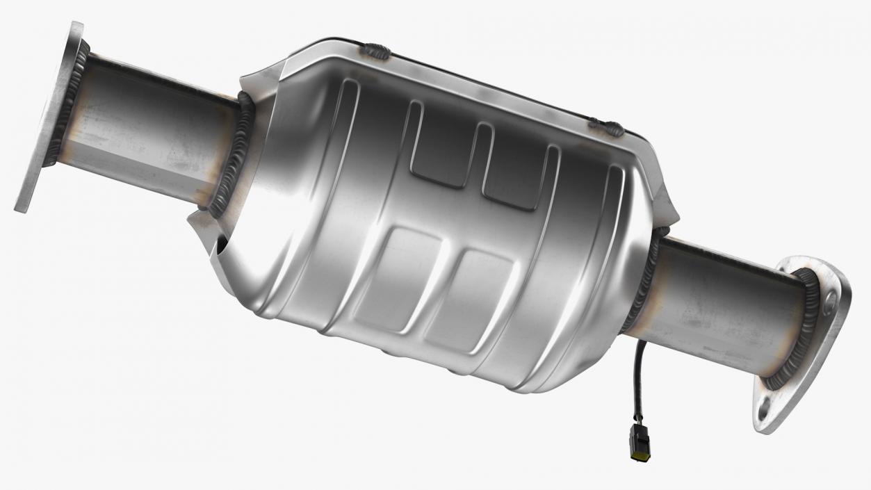 3D Catalytic Converter Cross Section model