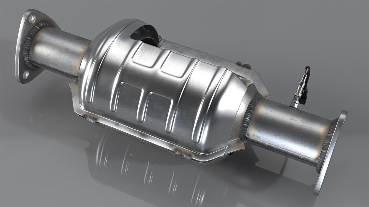 3D Catalytic Converter Cross Section model