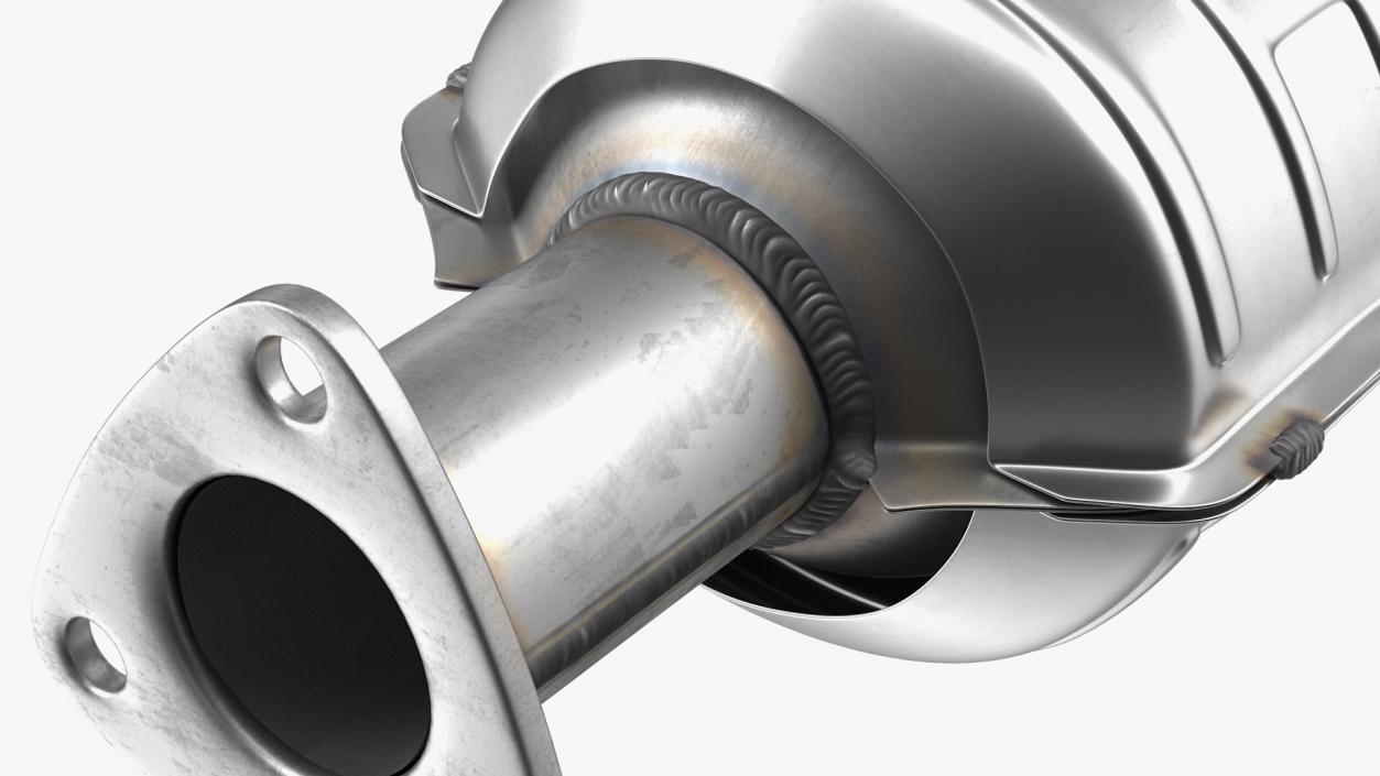 3D Catalytic Converter Cross Section model