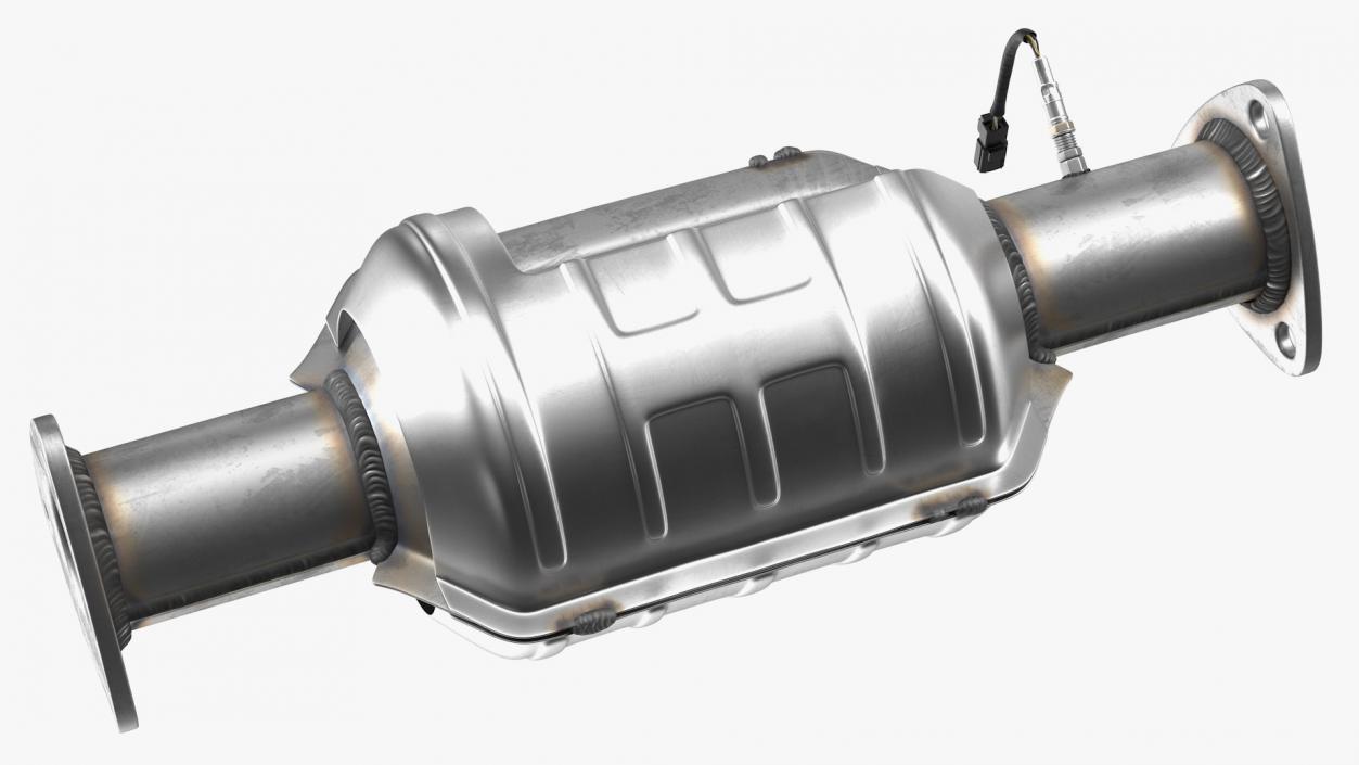 3D Catalytic Converter Cross Section model