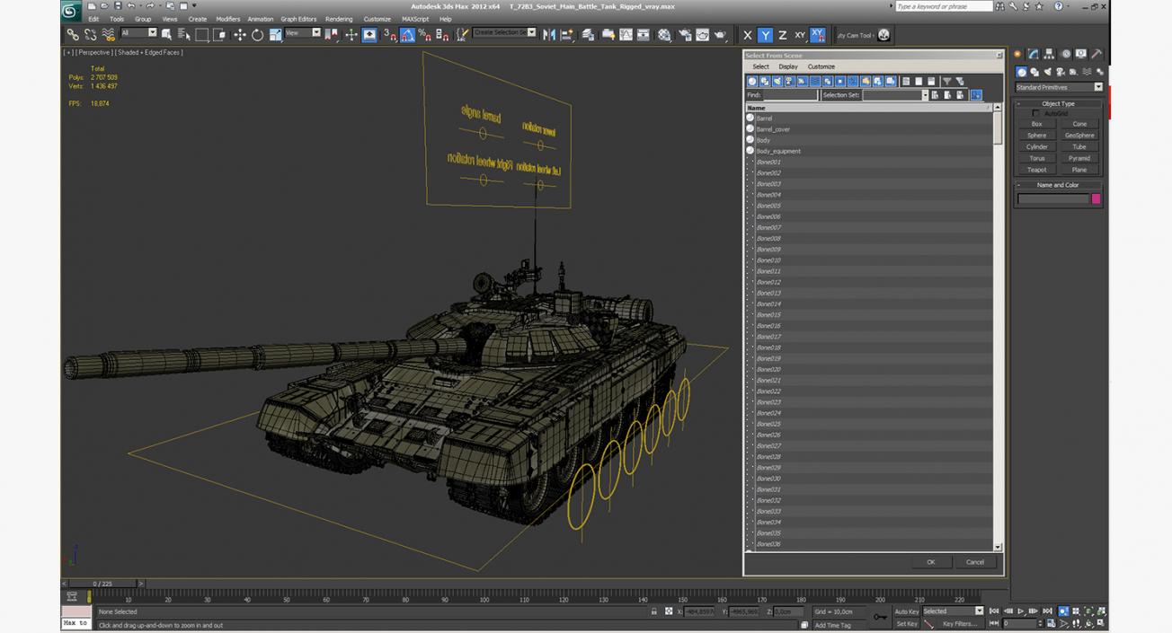 3D Rigged Russian Military Vehicles Collection model