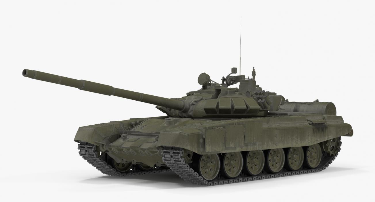 T-72B3 Soviet Main Battle Tank Rigged 3D