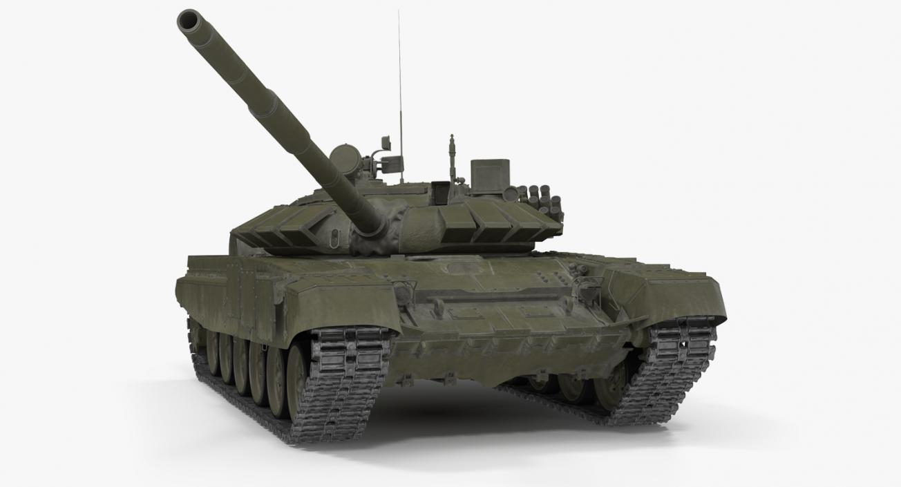 T-72B3 Soviet Main Battle Tank Rigged 3D