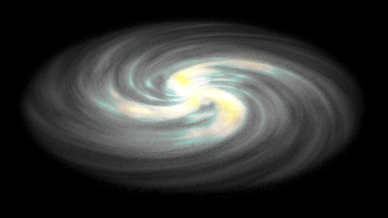 3D Spiral Galaxy model