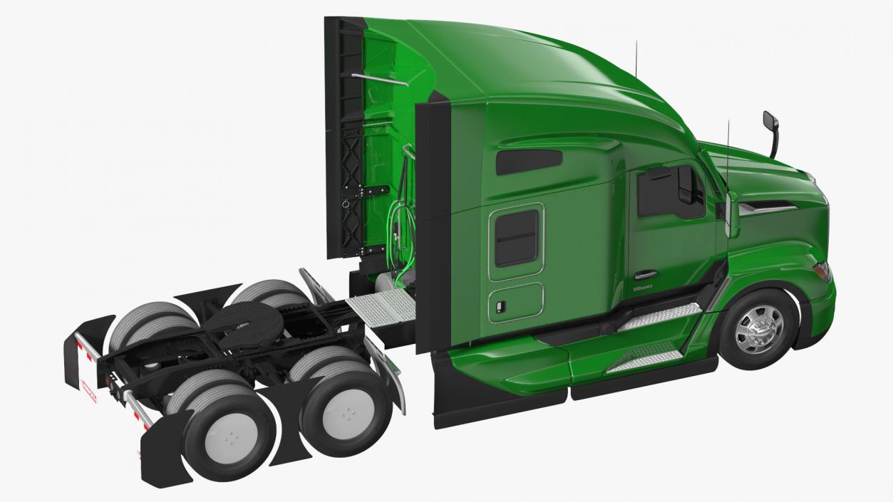 3D Kenworth T680 Truck Exterior Only model