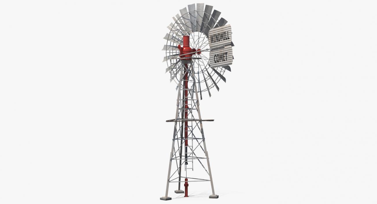 Comet Windmill 3D model