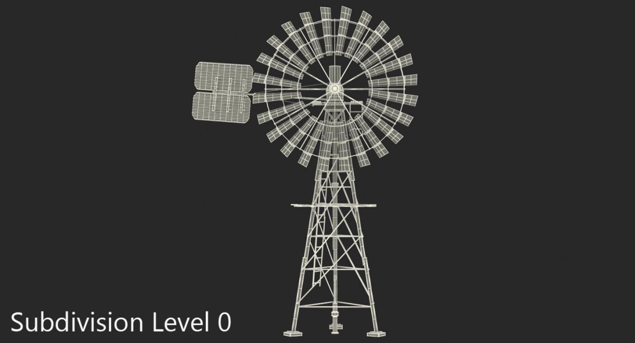 Comet Windmill 3D model