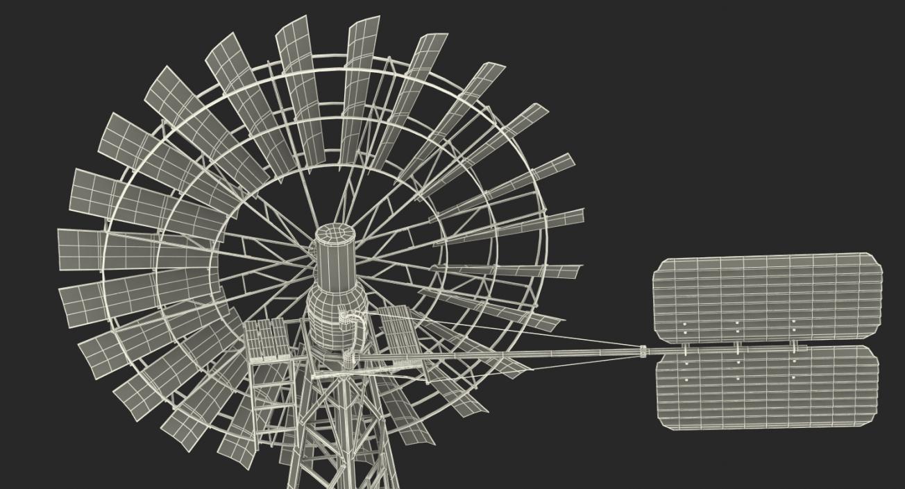 Comet Windmill 3D model