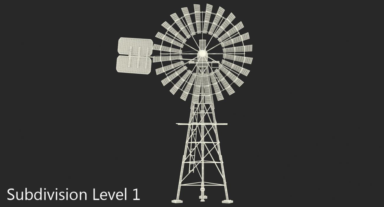 Comet Windmill 3D model