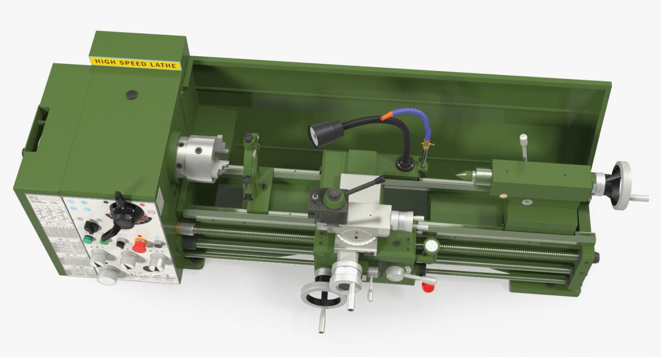 Metal Lathe Machine Generic 3D