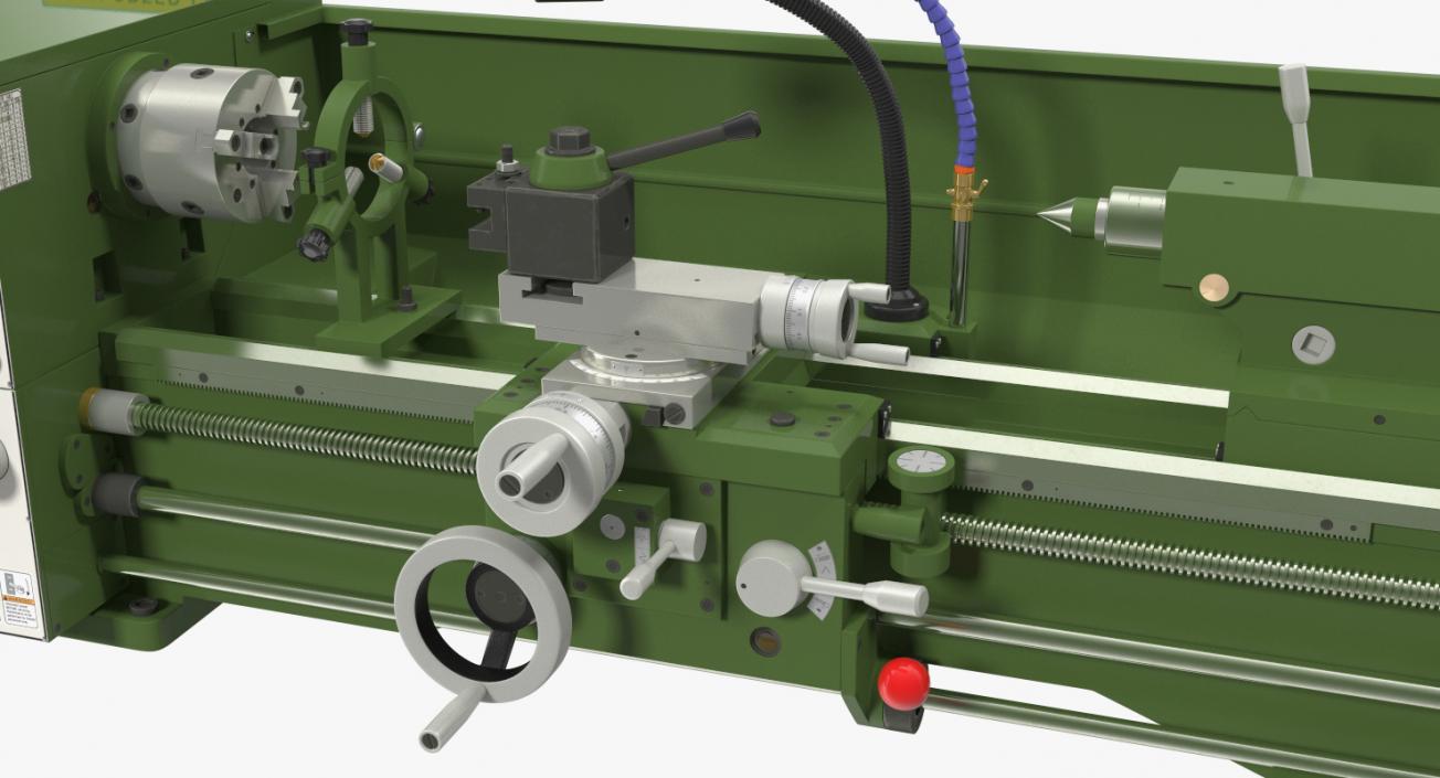 Metal Lathe Machine Generic 3D