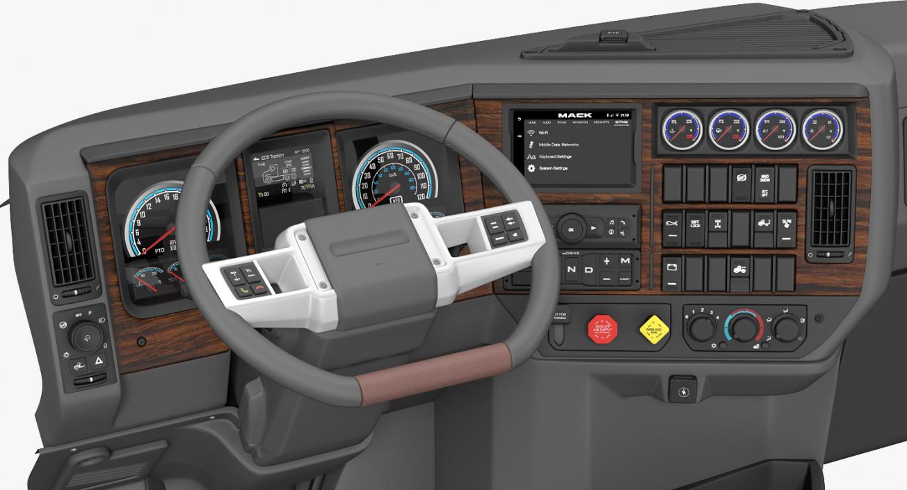 3D model Truck Dashboard