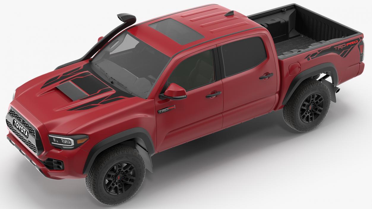 Toyota Tacoma TRD Pro Barcelona Red Metallic 2021 3D model