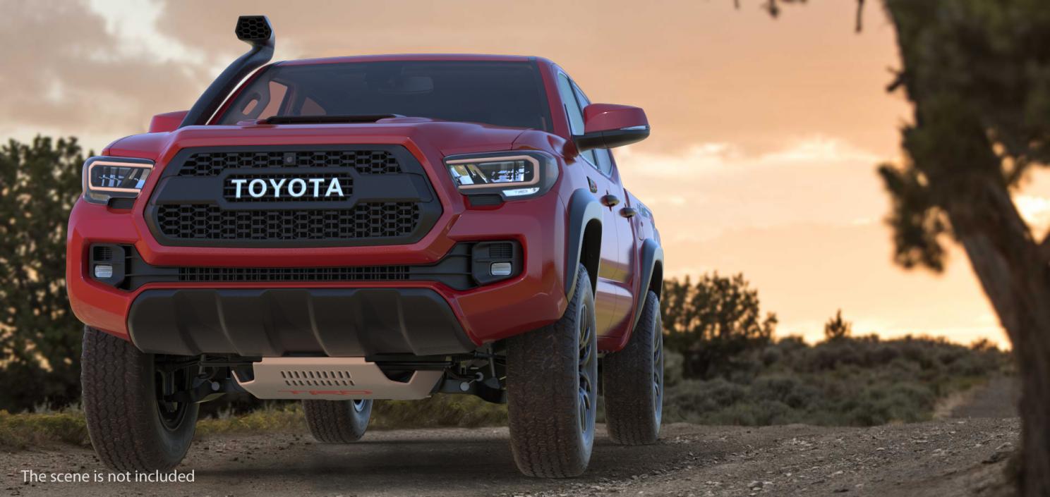 Toyota Tacoma TRD Pro Barcelona Red Metallic 2021 3D model