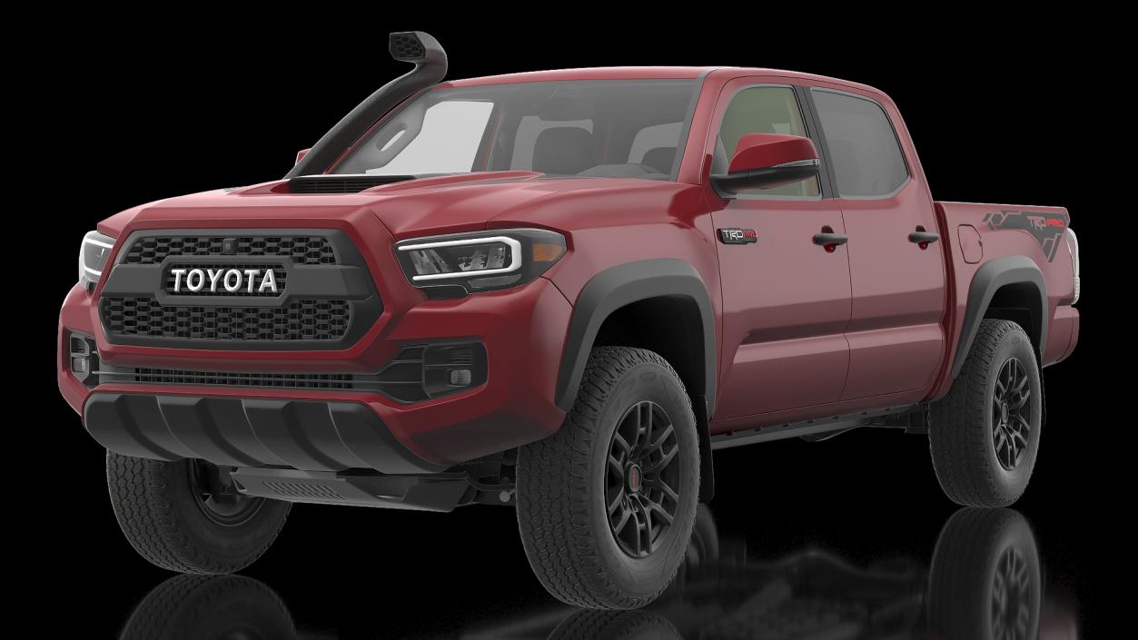 Toyota Tacoma TRD Pro Barcelona Red Metallic 2021 3D model