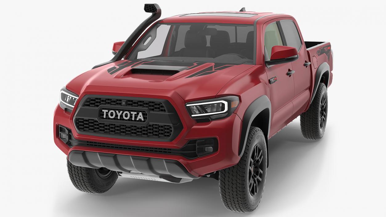 Toyota Tacoma TRD Pro Barcelona Red Metallic 2021 3D model