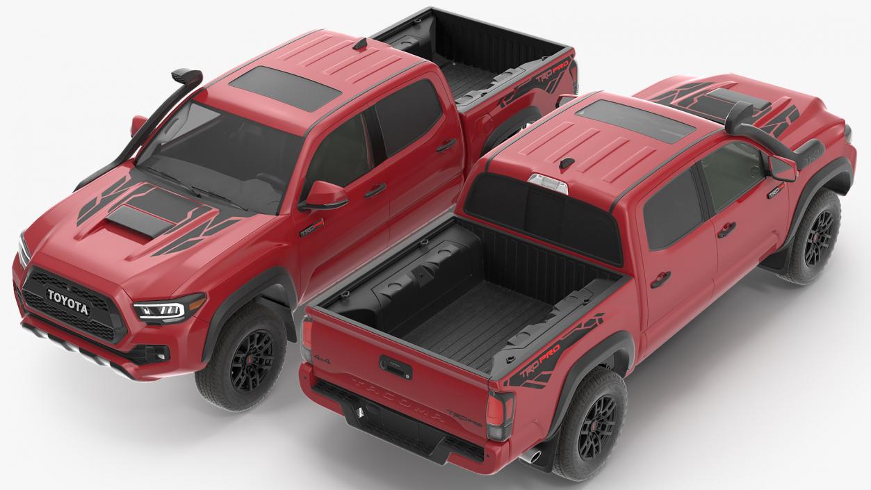 Toyota Tacoma TRD Pro Barcelona Red Metallic 2021 3D model