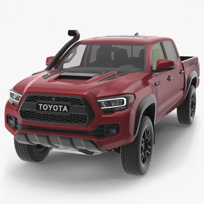 Toyota Tacoma TRD Pro Barcelona Red Metallic 2021 3D model