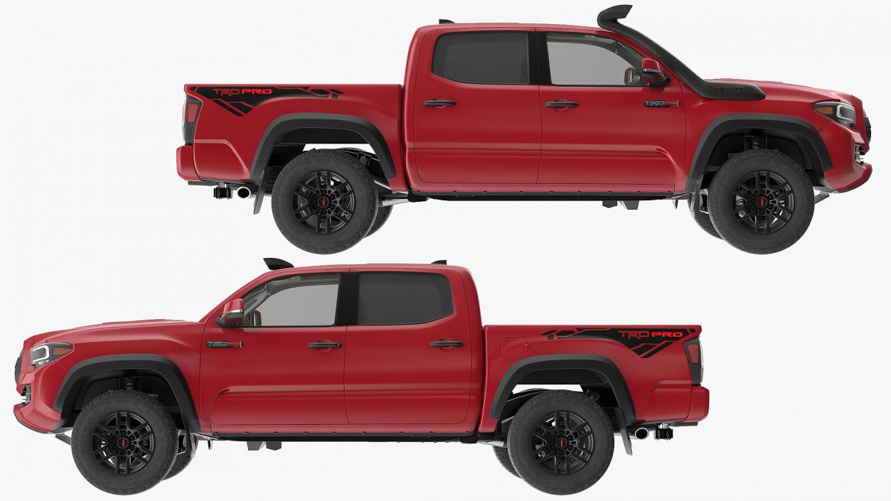 Toyota Tacoma TRD Pro Barcelona Red Metallic 2021 3D model