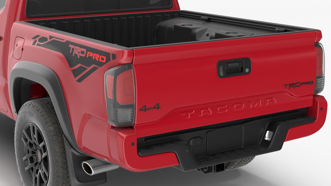 Toyota Tacoma TRD Pro Barcelona Red Metallic 2021 3D model