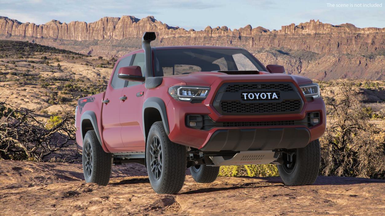 Toyota Tacoma TRD Pro Barcelona Red Metallic 2021 3D model