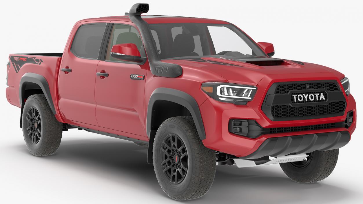 Toyota Tacoma TRD Pro Barcelona Red Metallic 2021 3D model