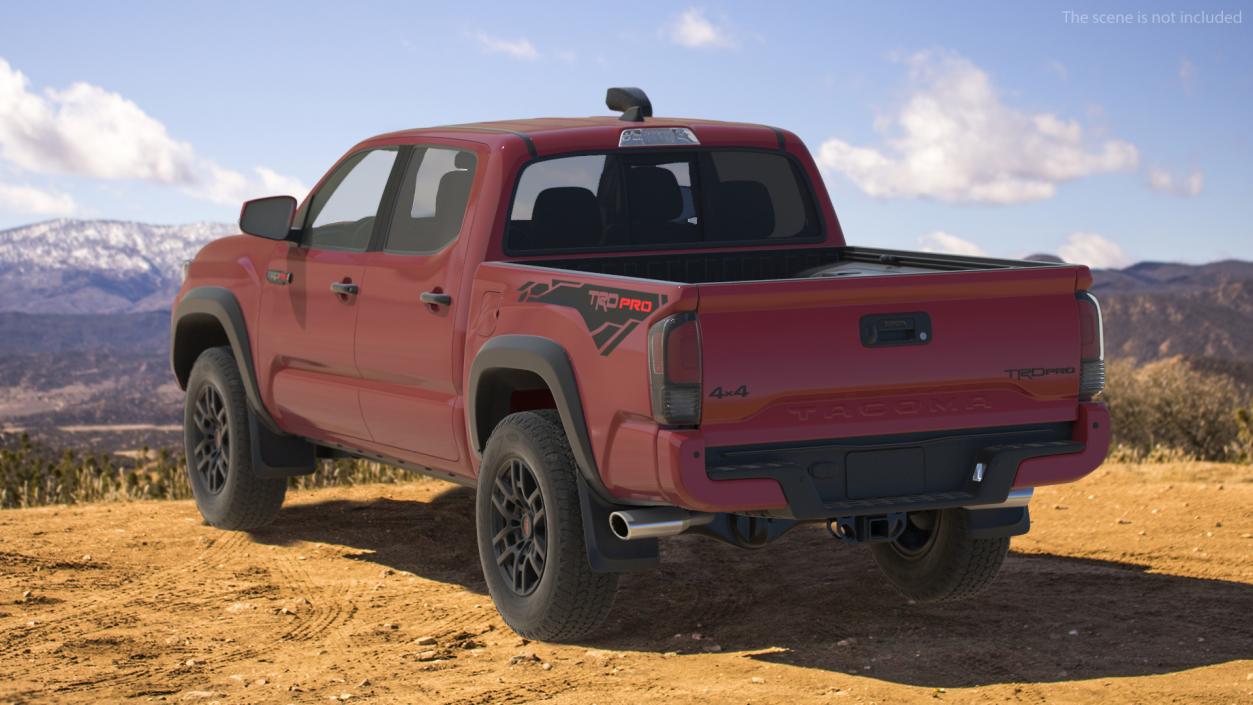 Toyota Tacoma TRD Pro Barcelona Red Metallic 2021 3D model