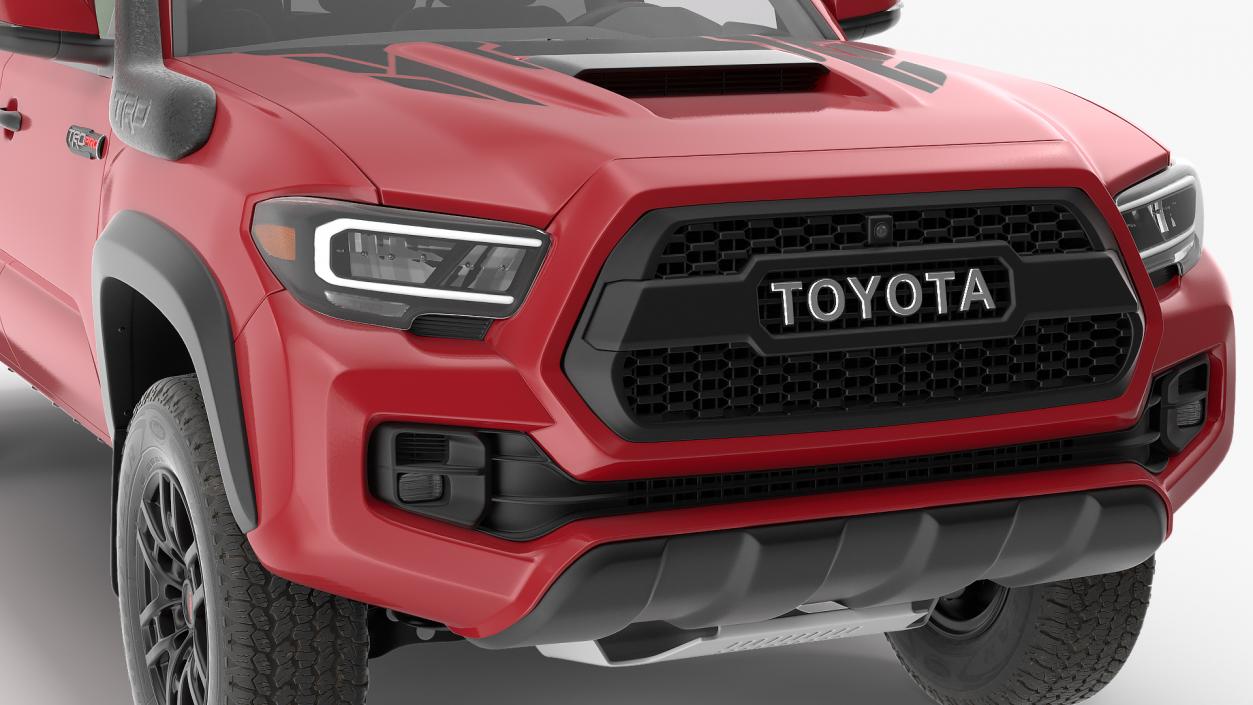 Toyota Tacoma TRD Pro Barcelona Red Metallic 2021 3D model