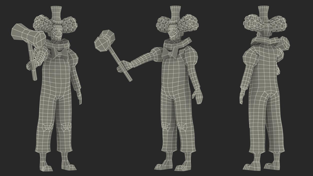 3D ﻿Low Poly Characters Collection 3 model