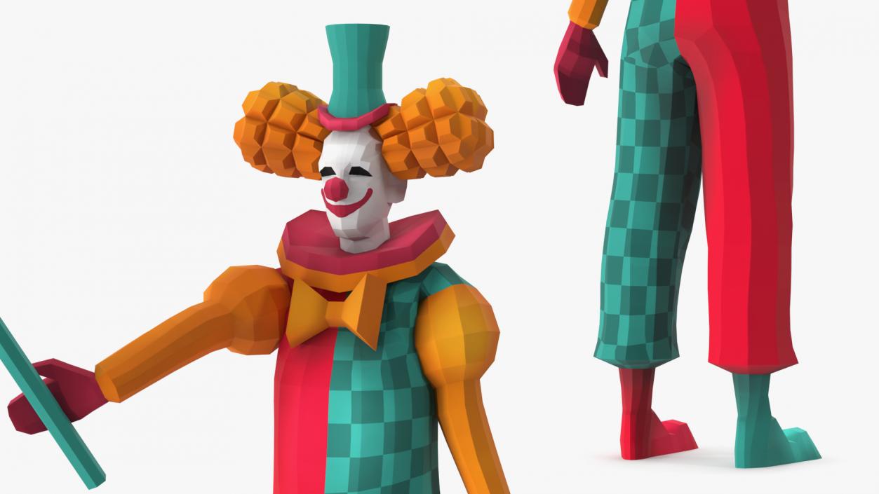 3D ﻿Low Poly Characters Collection 3 model