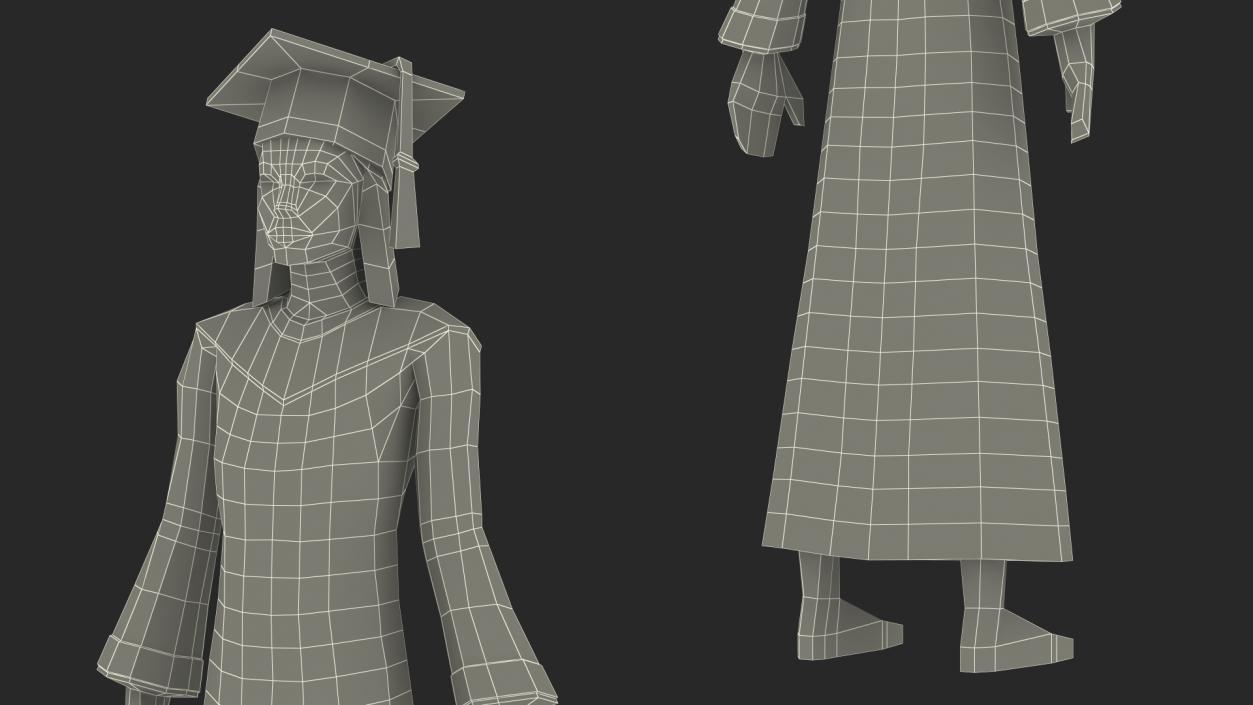 3D ﻿Low Poly Characters Collection 3 model