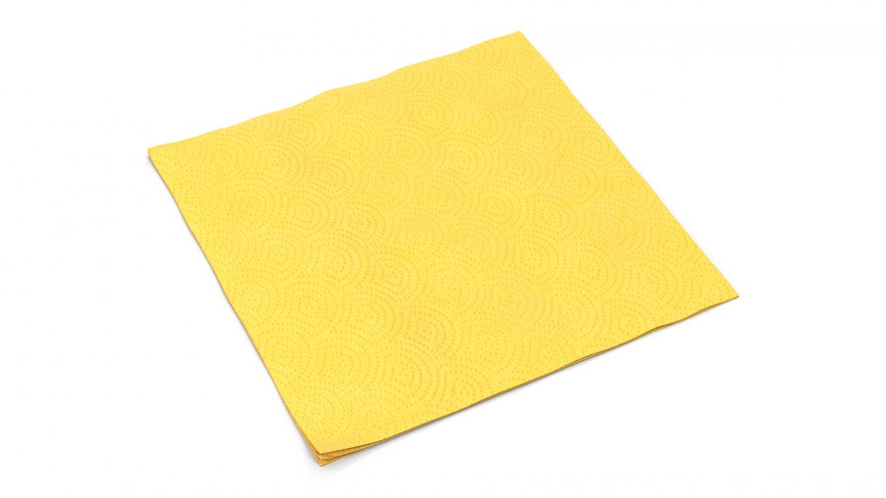 Textured Paper Napkins 3D