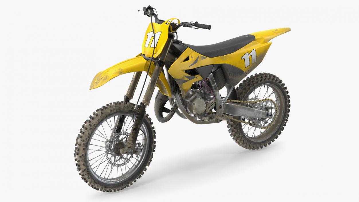 3D model Motocross Motorcycle Dirt