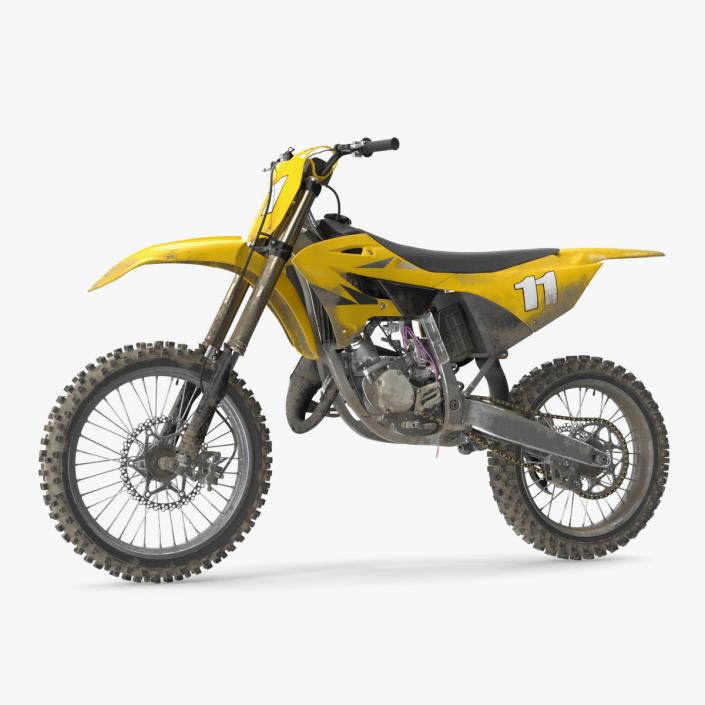 3D model Motocross Motorcycle Dirt