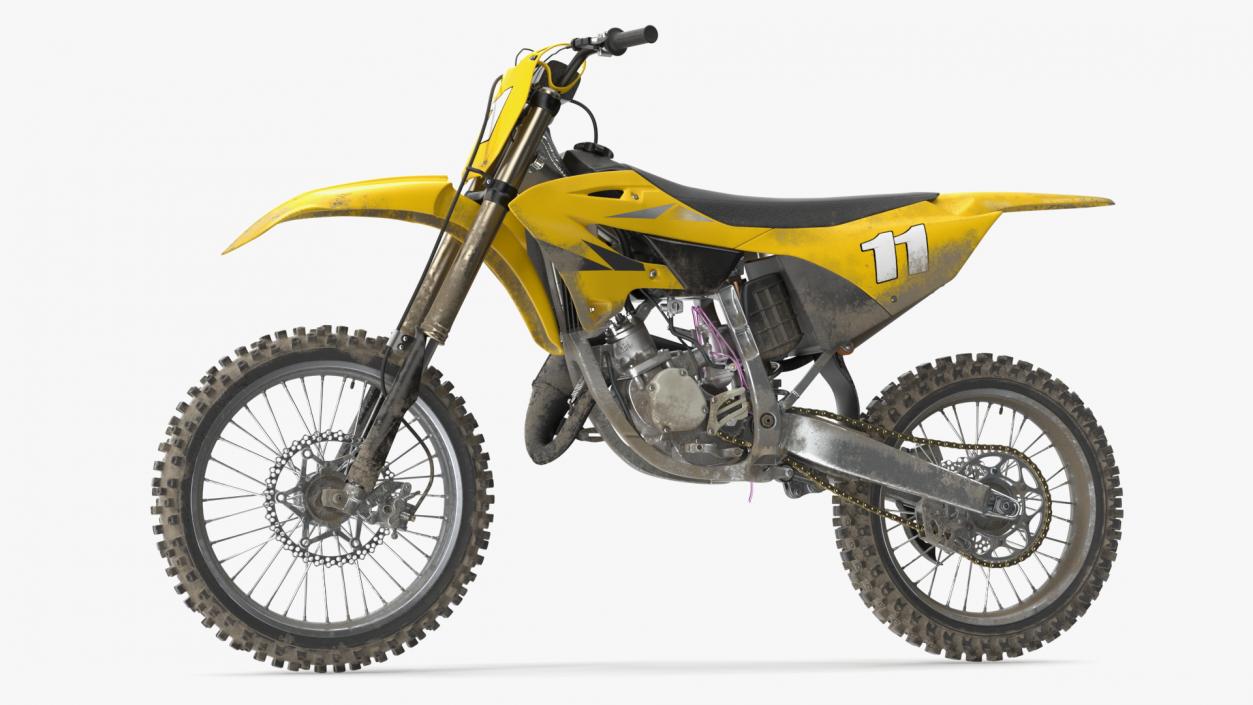 3D model Motocross Motorcycle Dirt