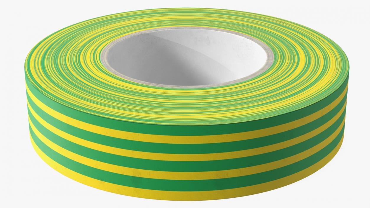 3D PVC Electrical Insulation Tape Green