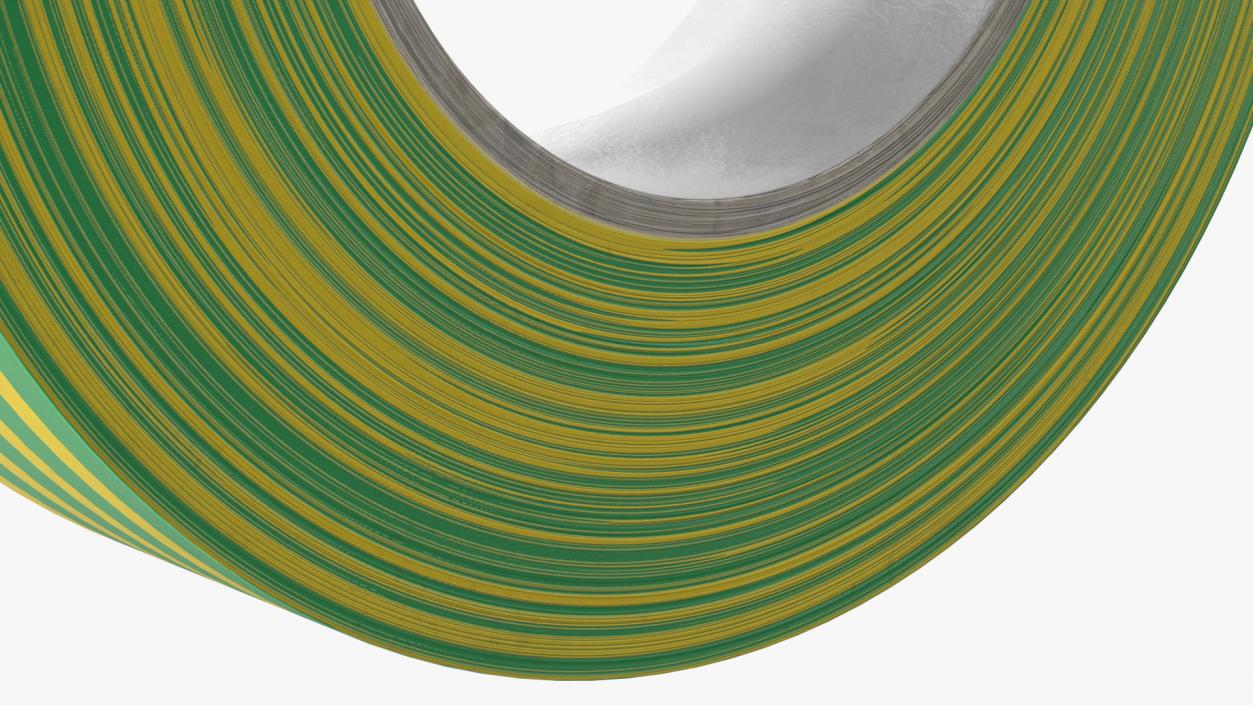 3D PVC Electrical Insulation Tape Green