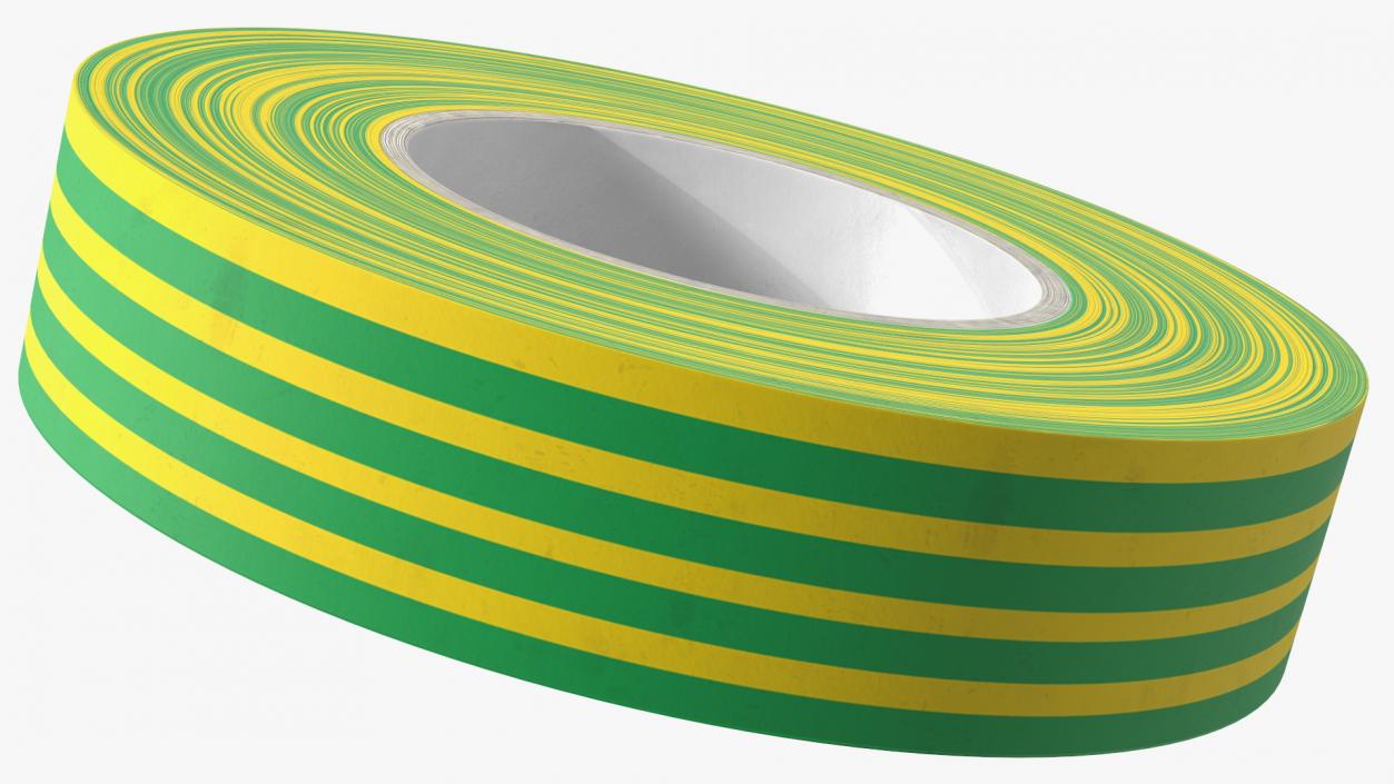 3D PVC Electrical Insulation Tape Green